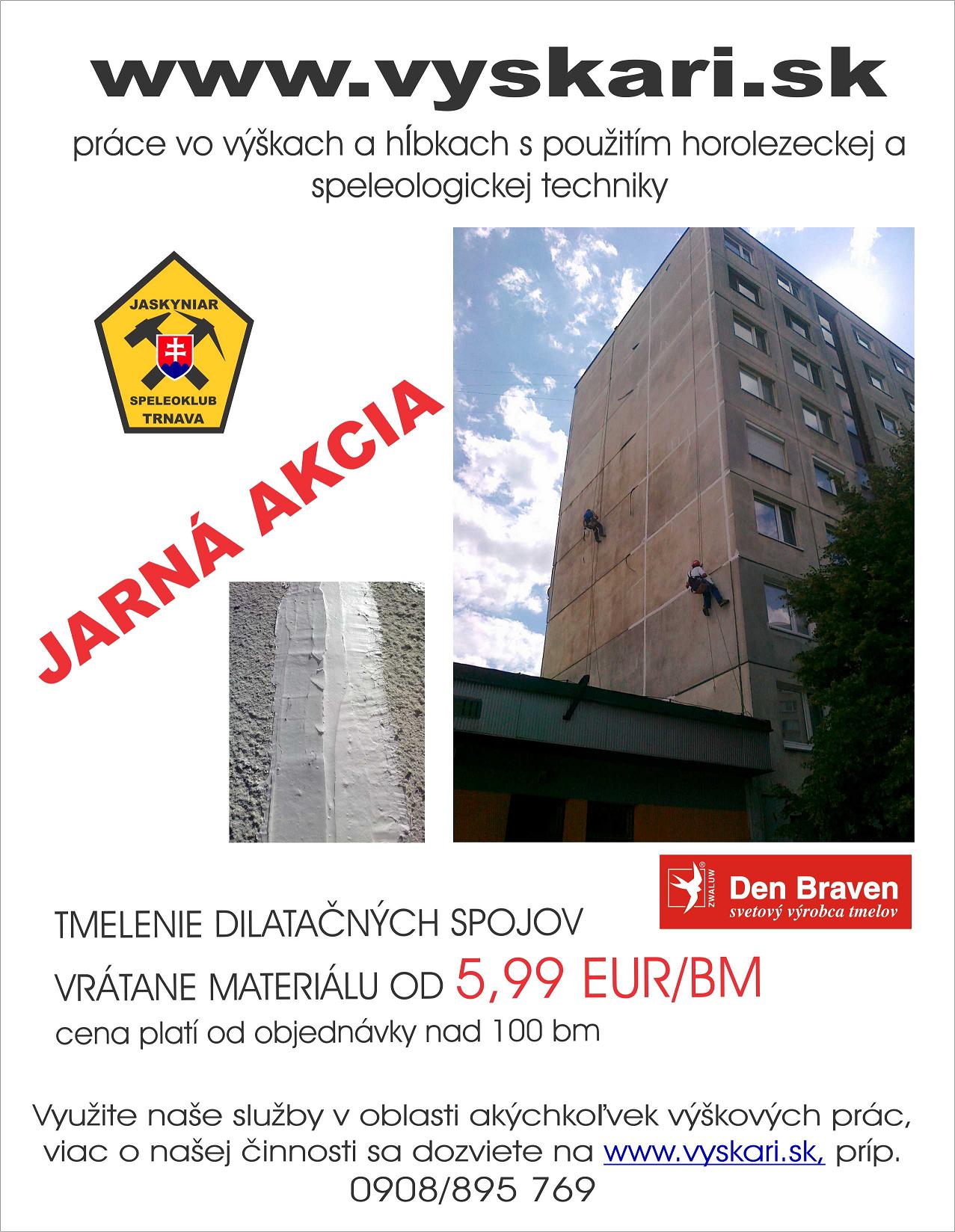 AKCIA TMELENIE DILATAČNÝCH ŠPÁR AKCIA TMELENIE DILATAČNÝCH ŠPÁR